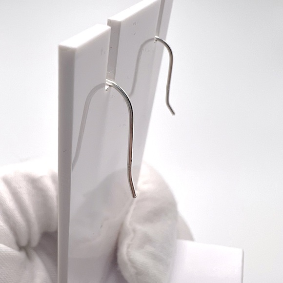 Thulite .925 Sterling Silver Heart Earrings - Picture 6 of 15